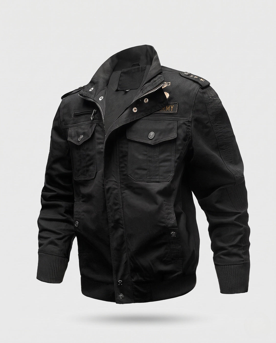 Męski Military-Inspired Utility Kurtka