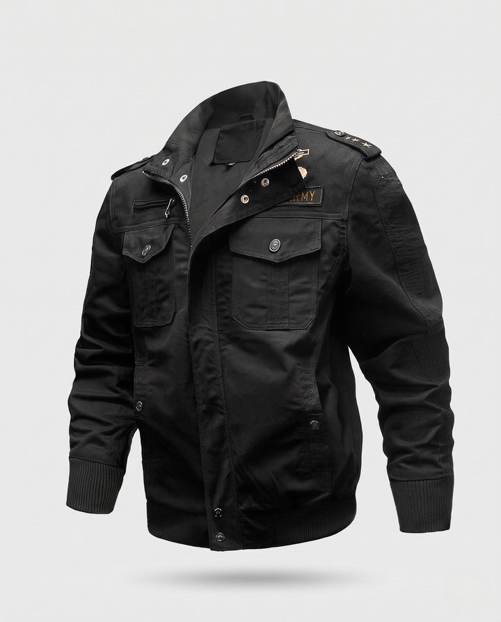 Męski Military-Inspired Utility Kurtka