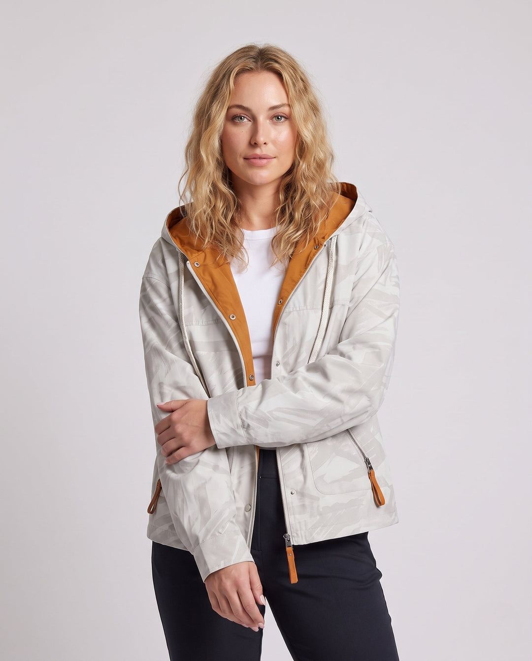 Damska Fashionable Transitional kurtka z kapturem Lumaza
