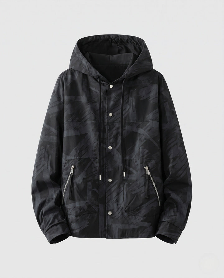 Damska Fashionable Transitional kurtka z kapturem Lumaza