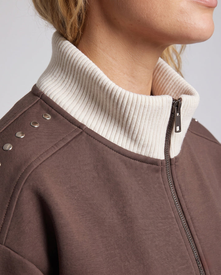Damska Fashionable Transitional kurtka z ze stójką Lumaza