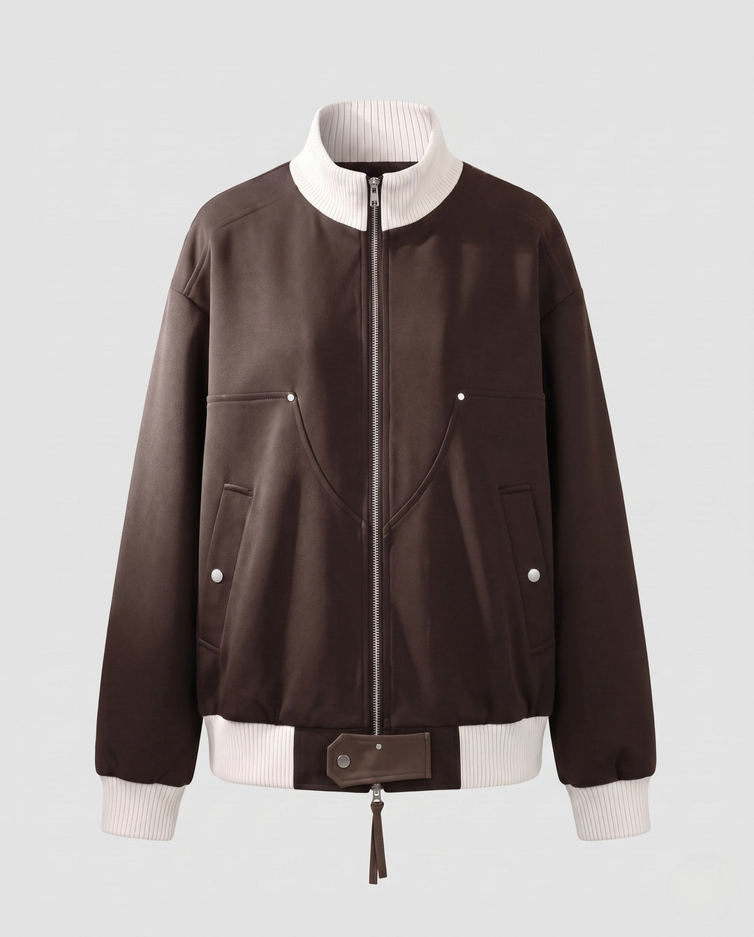 Damska Fashionable Transitional kurtka z ze stójką Lumaza