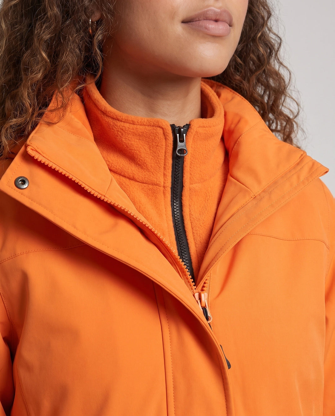 Damska Weatherproof Outdoor kurtka z wysokim kołnierzem Lumaza