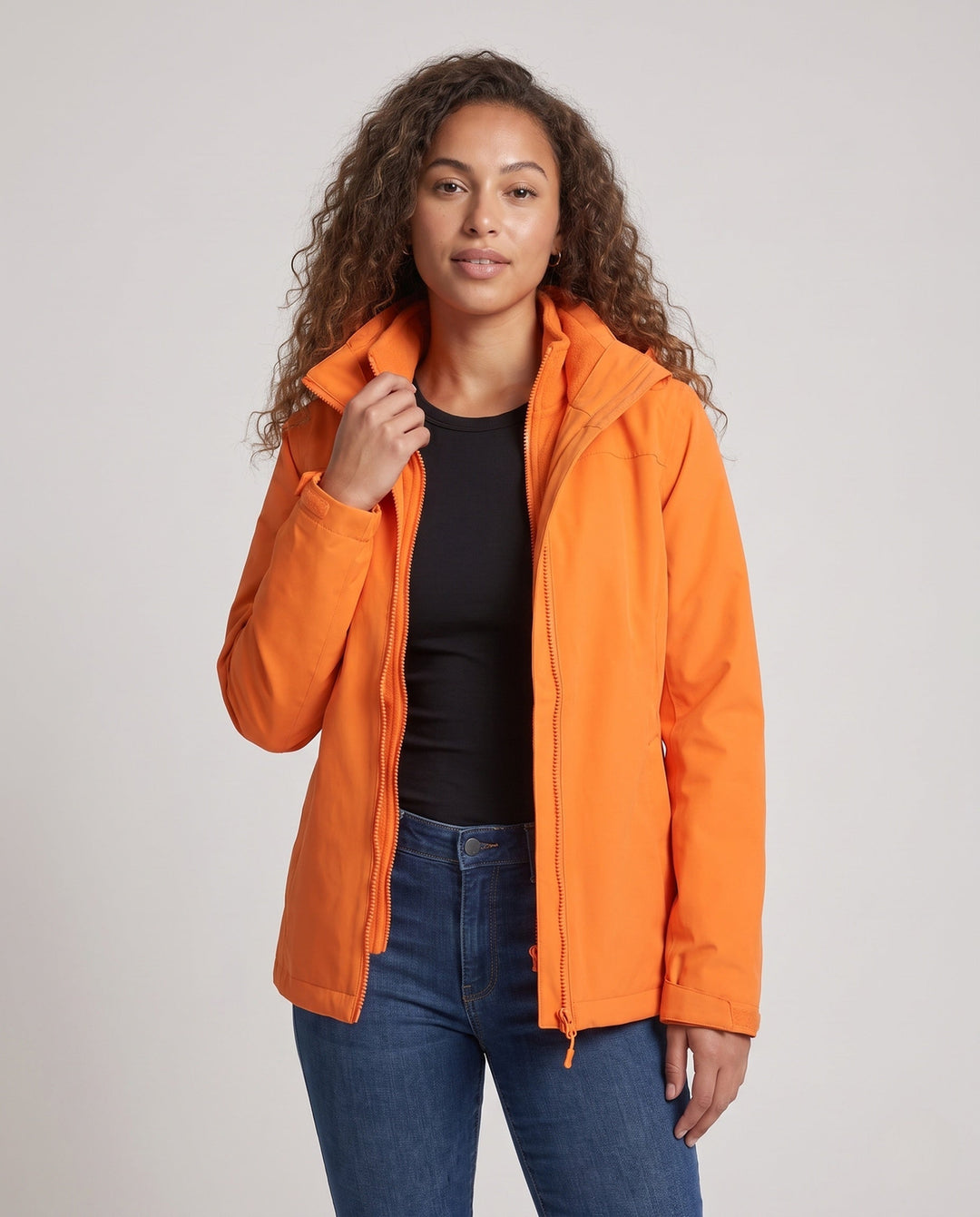Damska Weatherproof Outdoor kurtka z wysokim kołnierzem Lumaza
