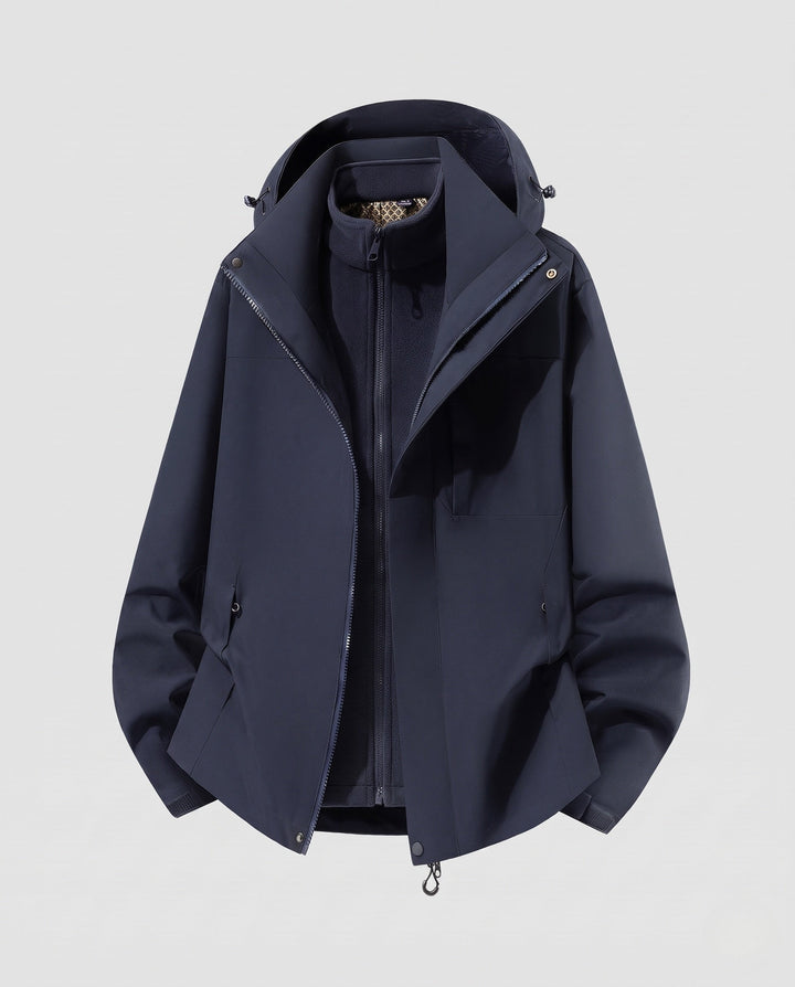 Damska Weatherproof Outdoor kurtka z wysokim kołnierzem Lumaza
