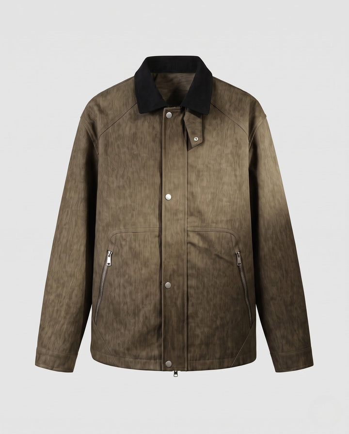Męski Komfortowy Kurtka z Textured Finish