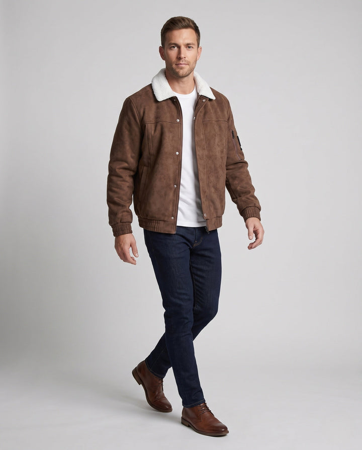 Męski Polar Z podszewką Windbreaker