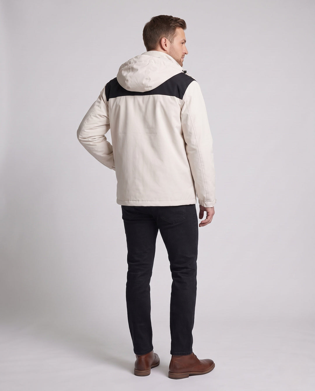 Herren Zweilagige Softshell‑Allwetterjacke mit herausnehmbarer Polar‑Innenjacke