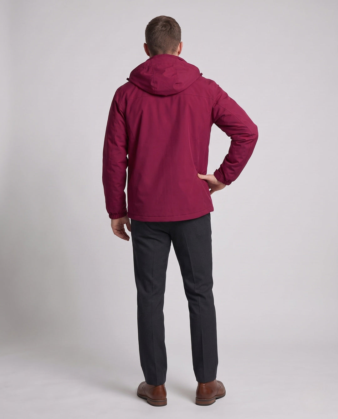 Herren Zweilagige Softshell-Outdoorjacke mit abnehmbarer Fleece-Innenjacke