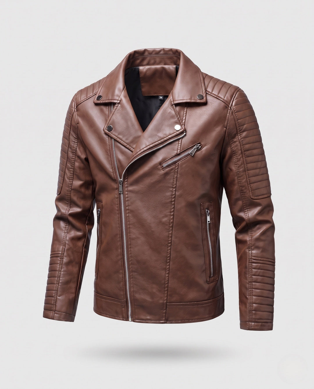Męski Fashion Biker Kurtka