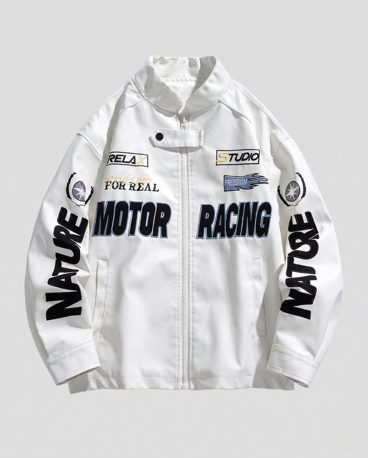 Męski Fashion Racing Kurtka