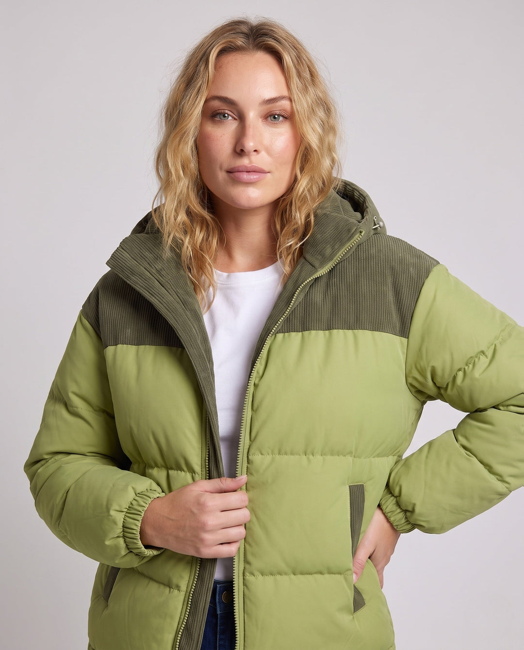 Damska Comfortable pikowana kurtka Lumaza