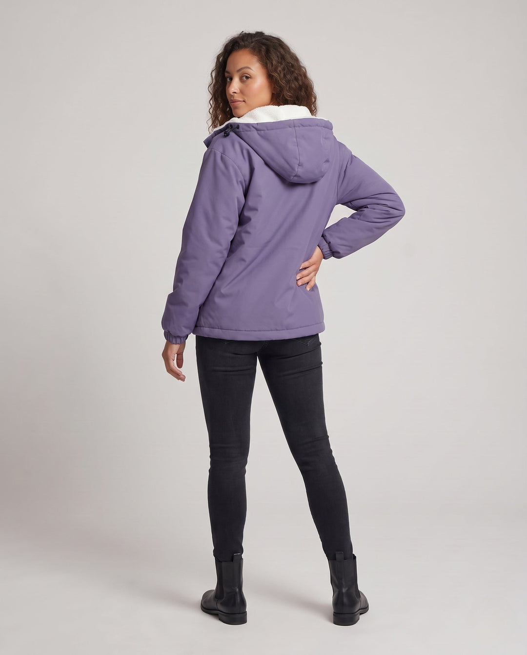 Damska warm polarowa lined windbreaker Lumaza