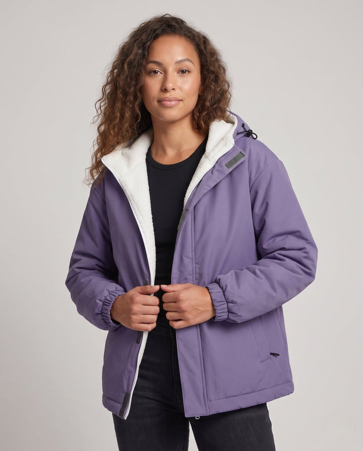 Damska warm polarowa lined windbreaker Lumaza