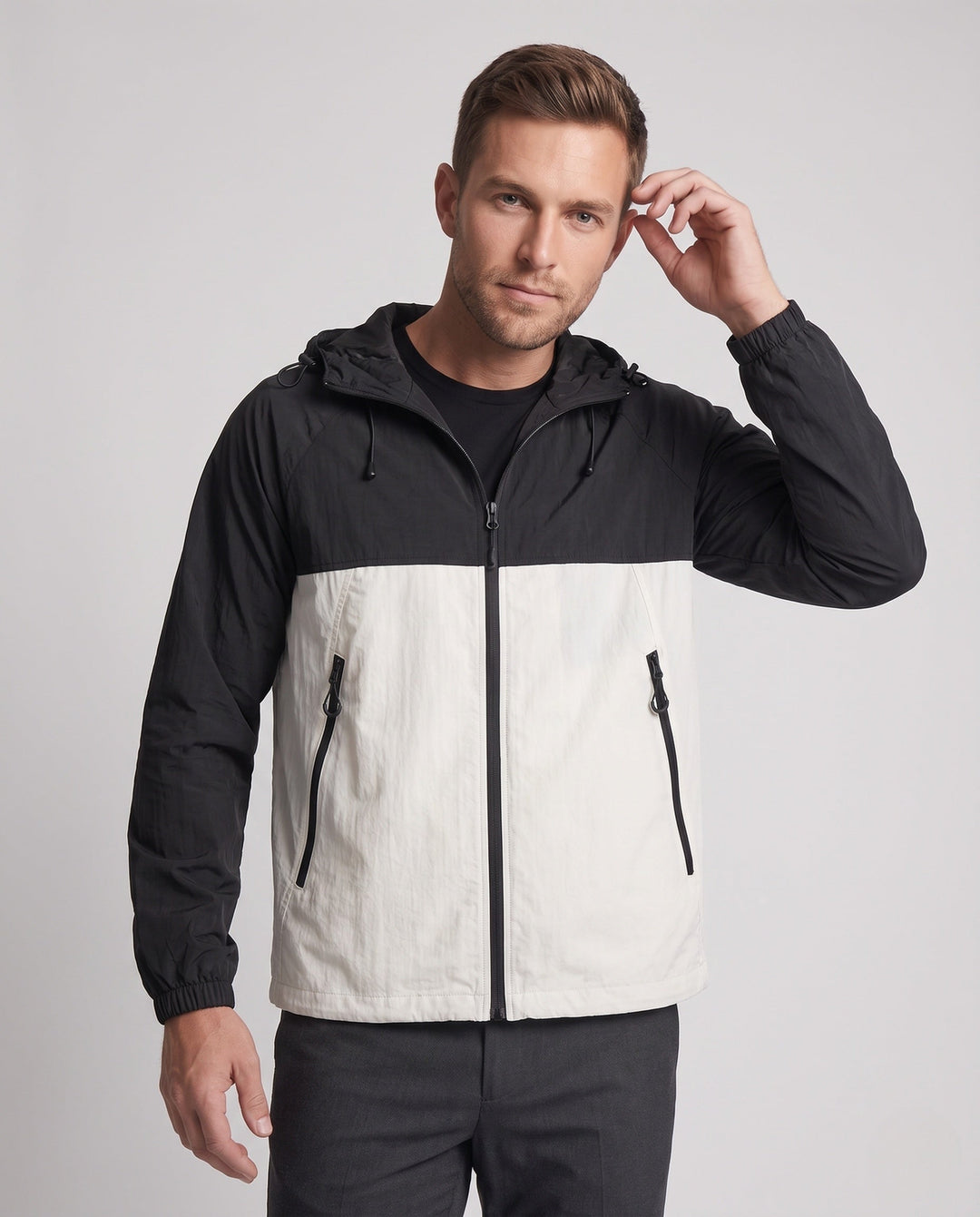 Męski Oddychający Windbreaker