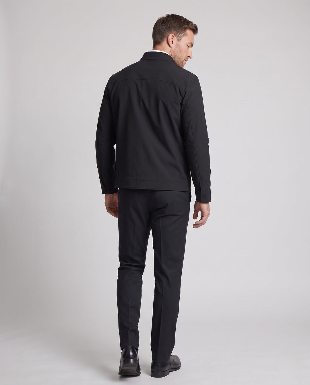 Męski Lekki Transitional Kurtka z Wysoki kołnierz