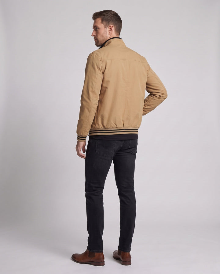 Męski Lekki Transitional Kurtka z Kieszenie
