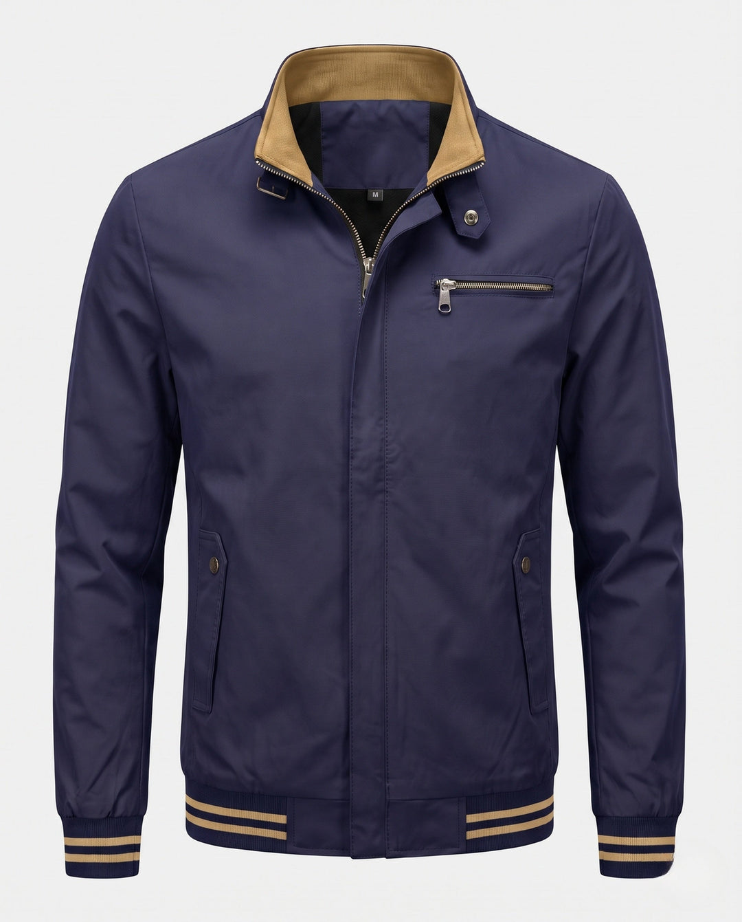 Męski Lekki Transitional Kurtka z Kieszenie