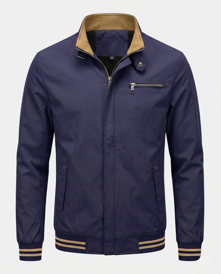 Męski Lekki Transitional Kurtka z Kieszenie