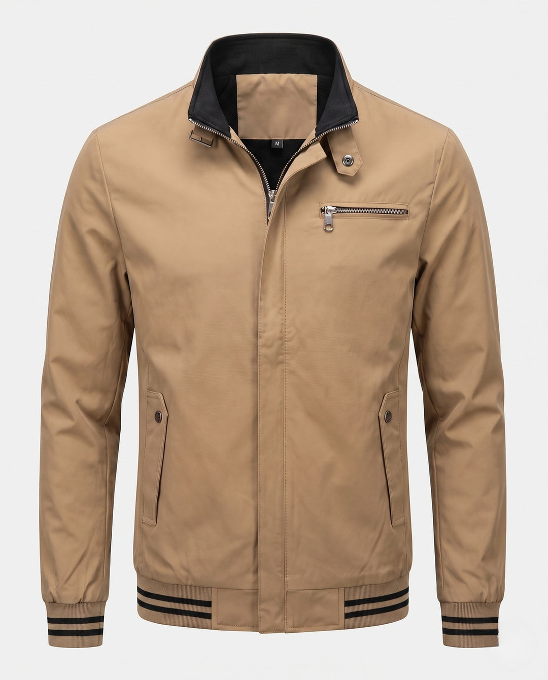Męski Lekki Transitional Kurtka z Kieszenie
