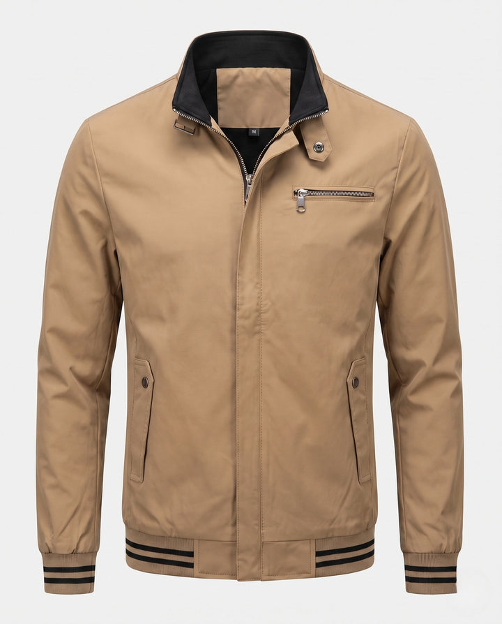 Męski Lekki Transitional Kurtka z Kieszenie