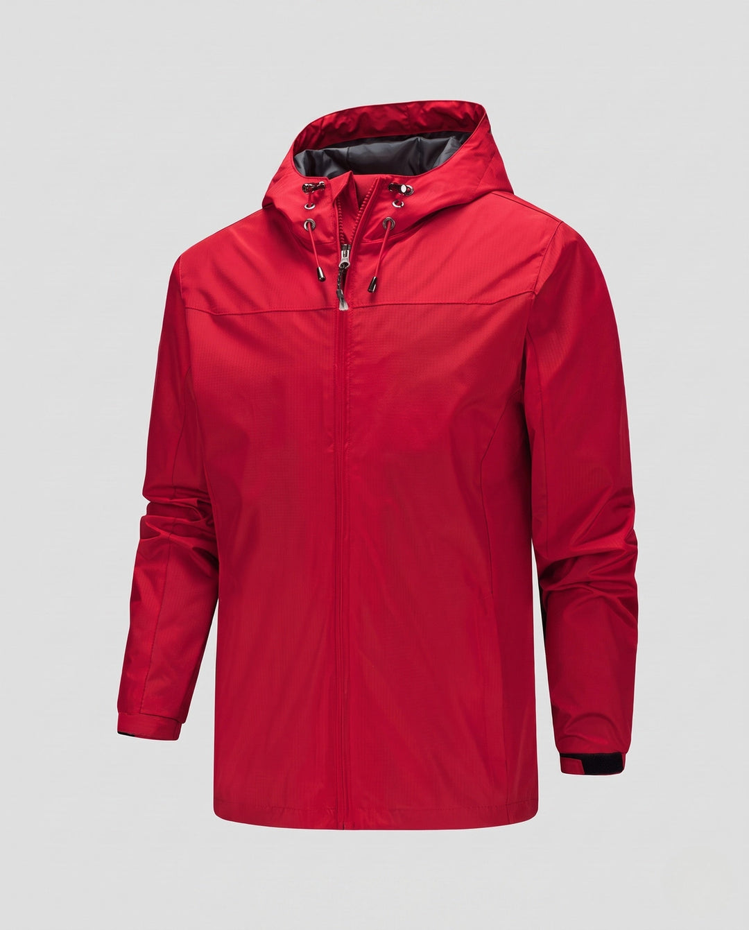Męska lekka funkcjonalne kurtka outdoorowa z kapturem, Multi-warstwa softshell i Hidden zamkiem