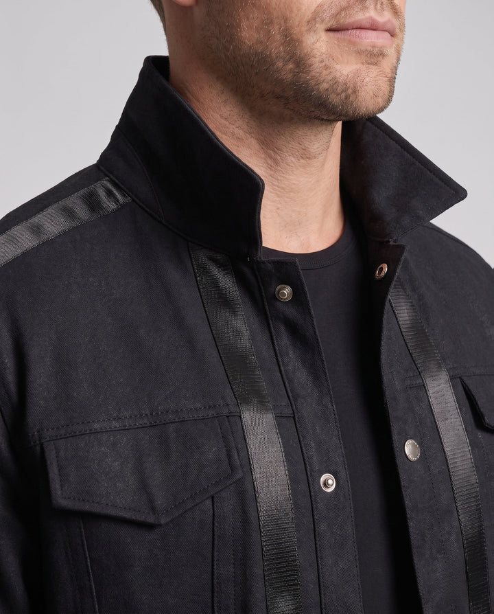 Męski Miejski Oversized Denim Kurtka