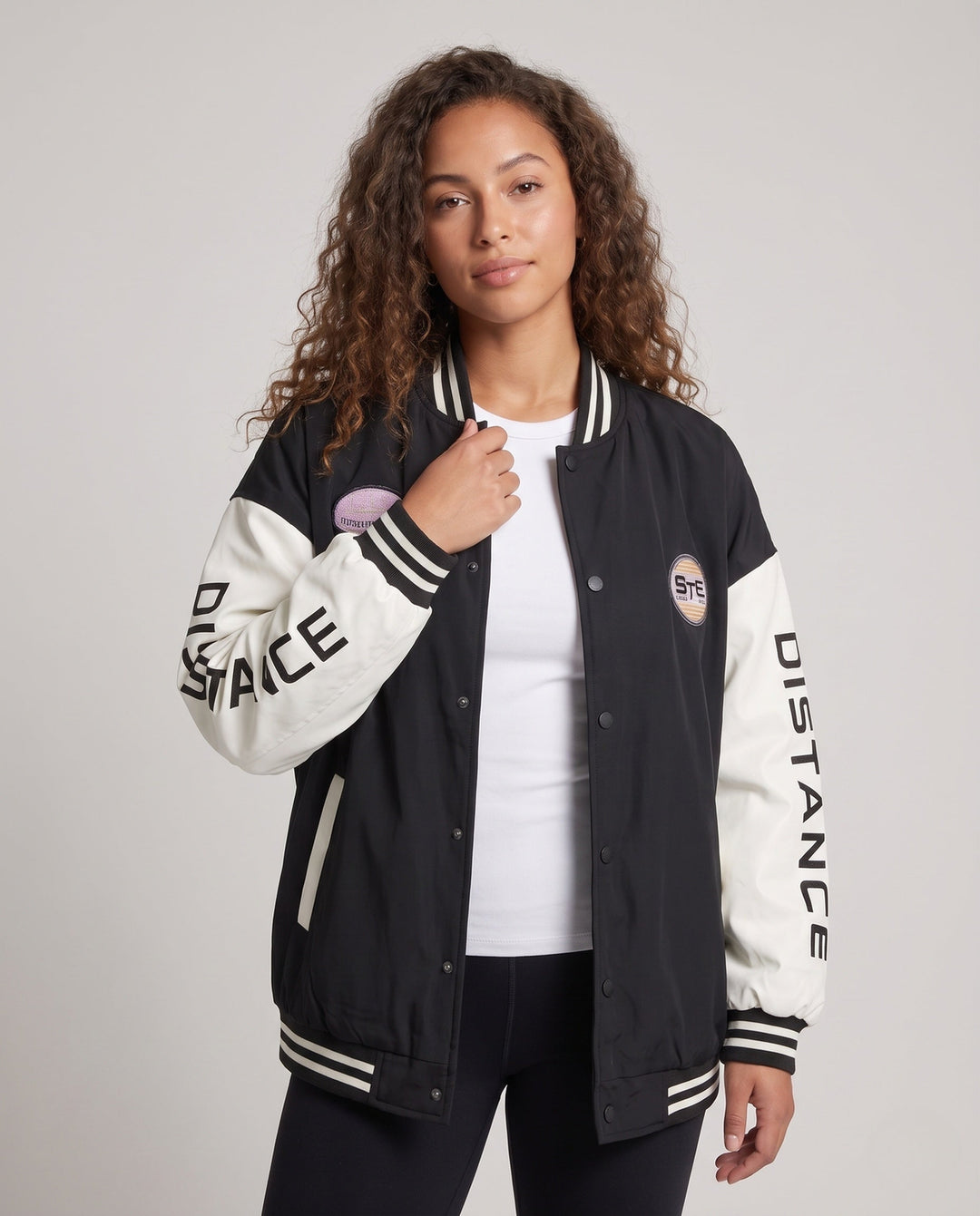 Unisex Stylish oversize College kurtka Lumaza