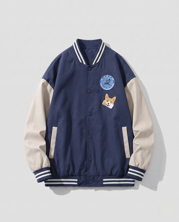 Unisex Stylish oversize College kurtka Lumaza