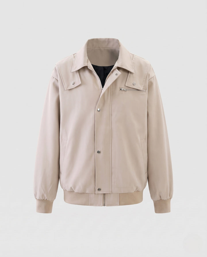 Męski Fashion Transitional Kurtka z Praktyczny Kieszenie