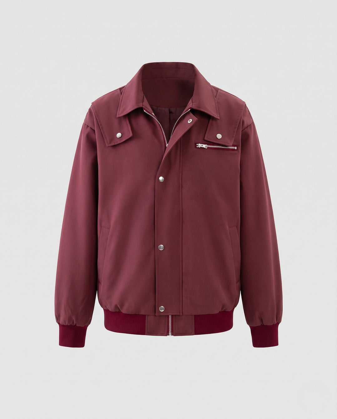 Męski Fashion Transitional Kurtka z Praktyczny Kieszenie