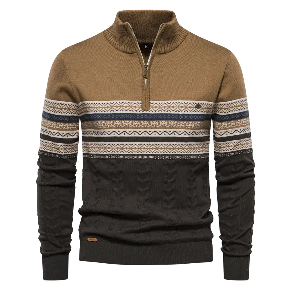 Bluza - Męska Retro Wzór Bluza z Wygodny i Unique Fason