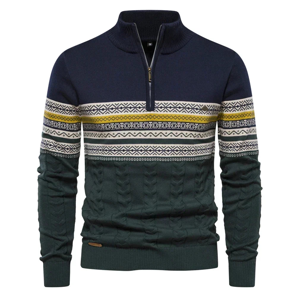 Bluza - Męska Retro Wzór Bluza z Wygodny i Unique Fason