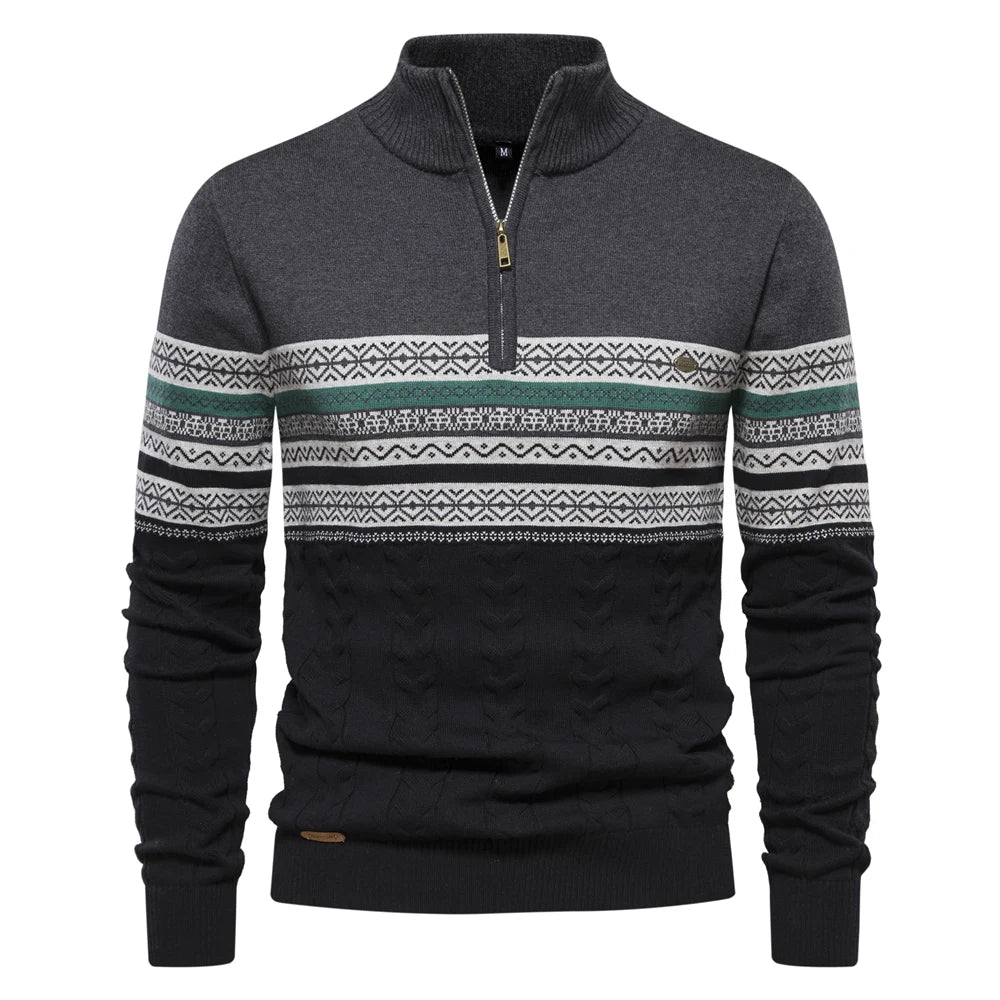 Bluza - Męska Retro Wzór Bluza z Wygodny i Unique Fason