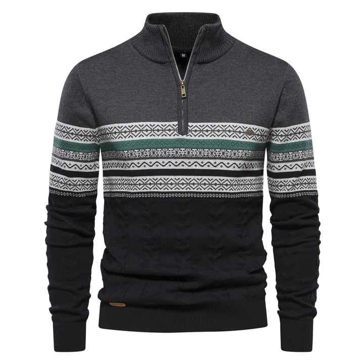 Bluza - Męska Retro Wzór Bluza z Wygodny i Unique Fason