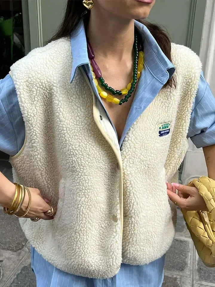 Quality fleece kamizelka