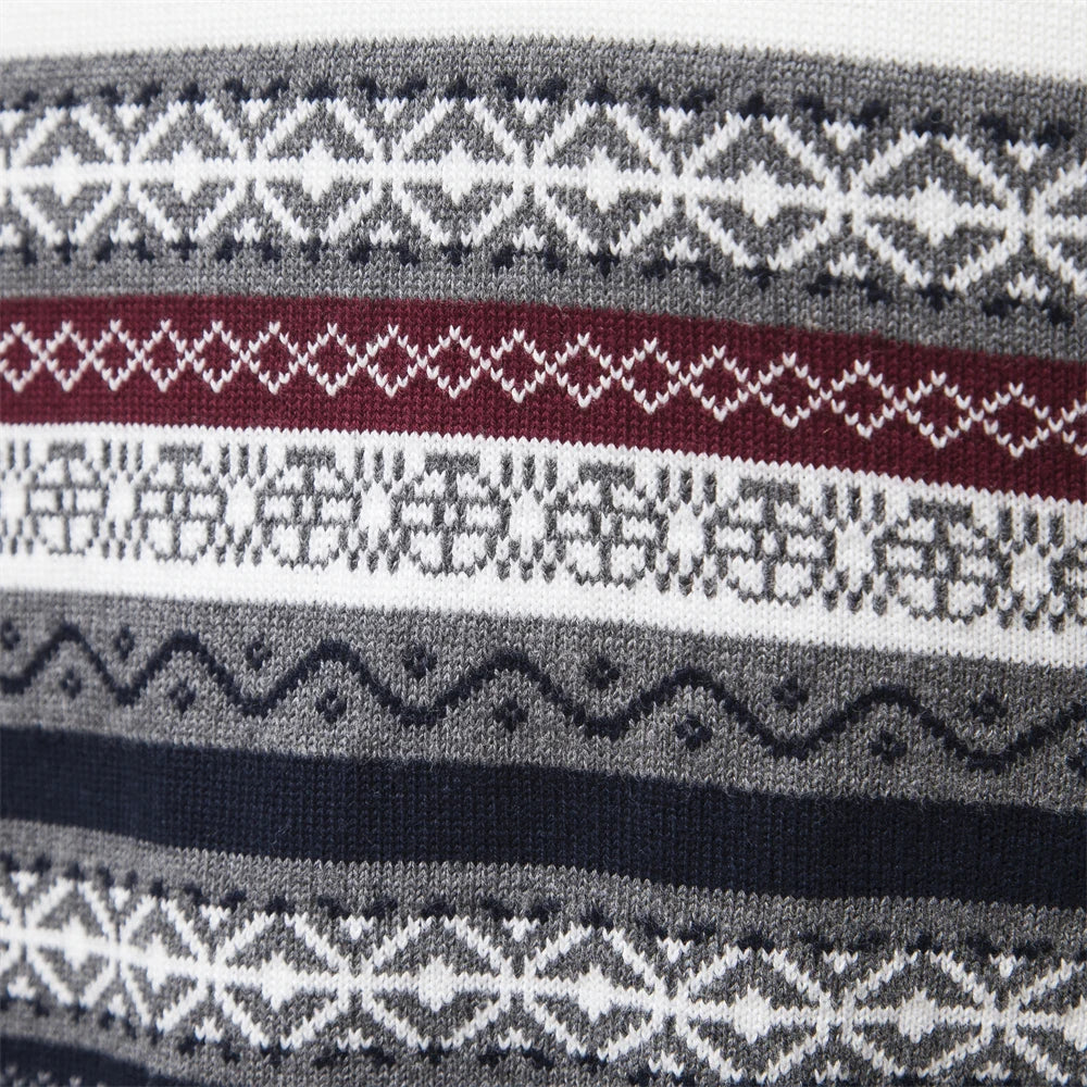 Bluza - Męska Retro Wzór Bluza z Wygodny i Unique Fason