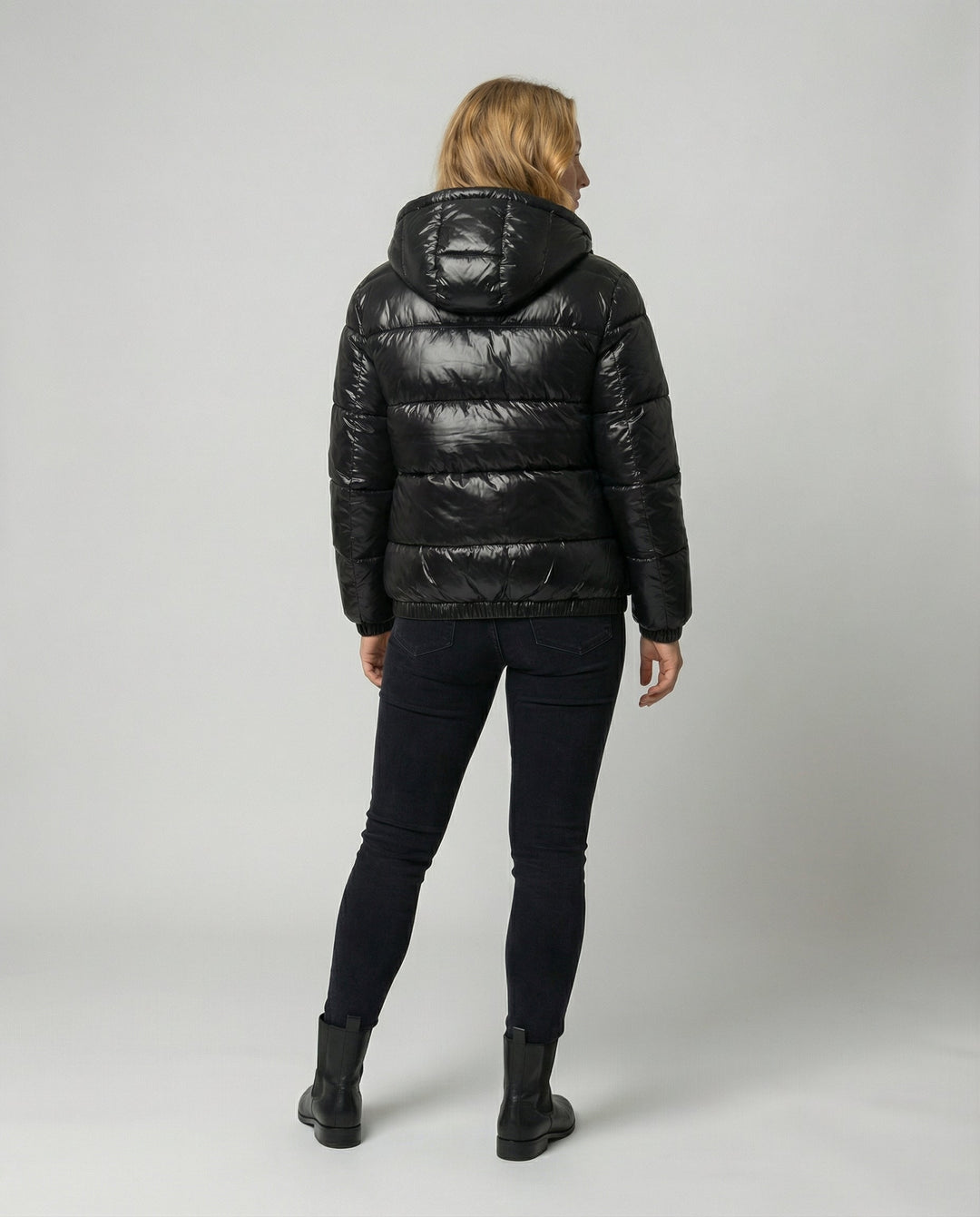 Unisex down kurtka pikowana