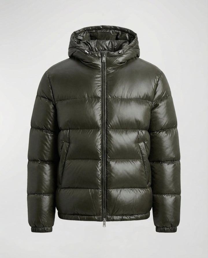 Unisex down kurtka pikowana