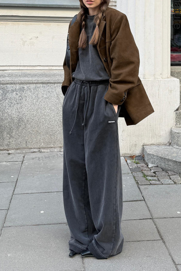 Vwtage Sleeveless zamsz kurtka