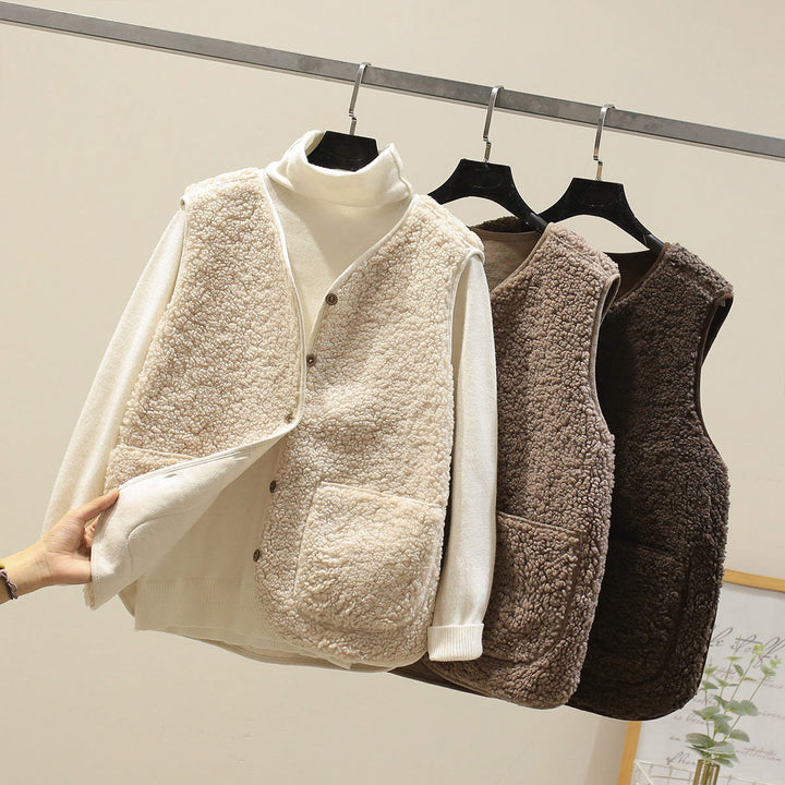 Klasyczna Lambswool Kamizelka