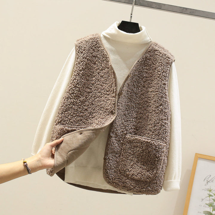Klasyczna Lambswool Kamizelka