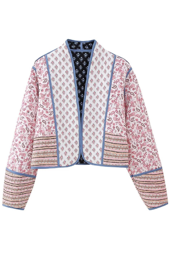 Reversible pikowana kurtka z Matchwg Small bawełna kurtka