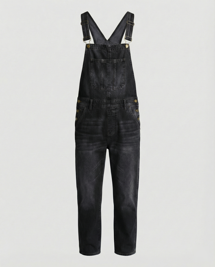 Męska overalls solidny z regulowany straps