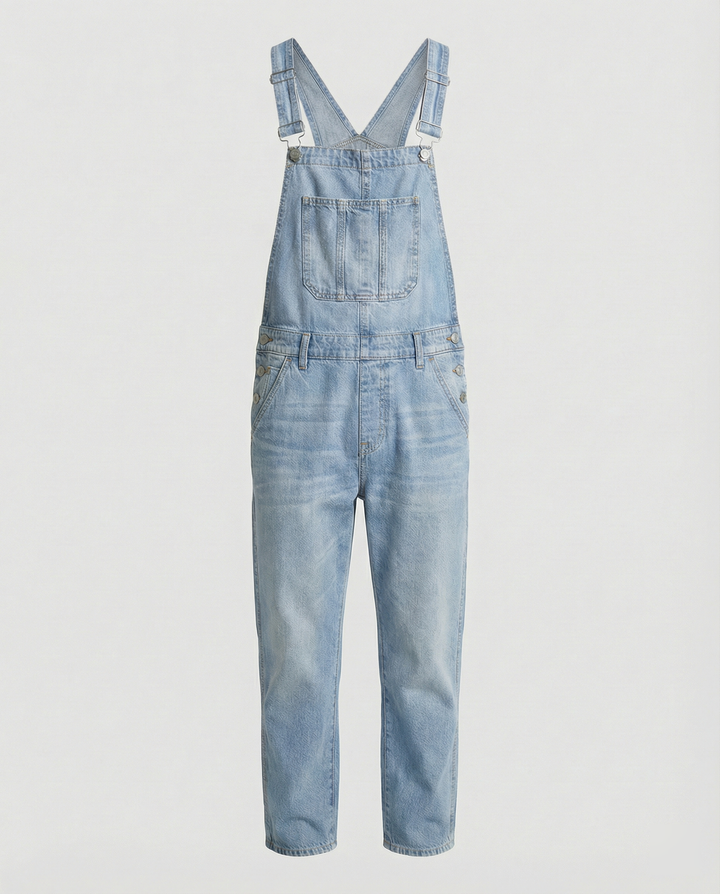 Męska overalls solidny z regulowany straps