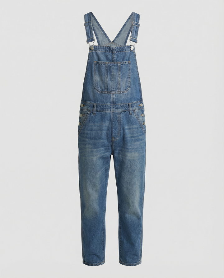 Męska overalls solidny z regulowany straps
