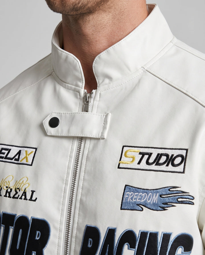 Męski Fashion Racing Kurtka