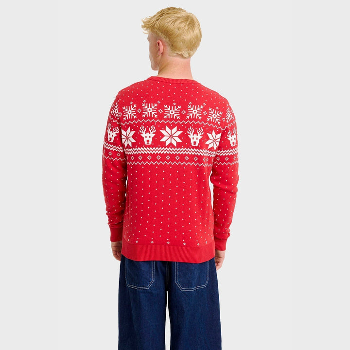 Scandinavian Christmas Sweter Męskie