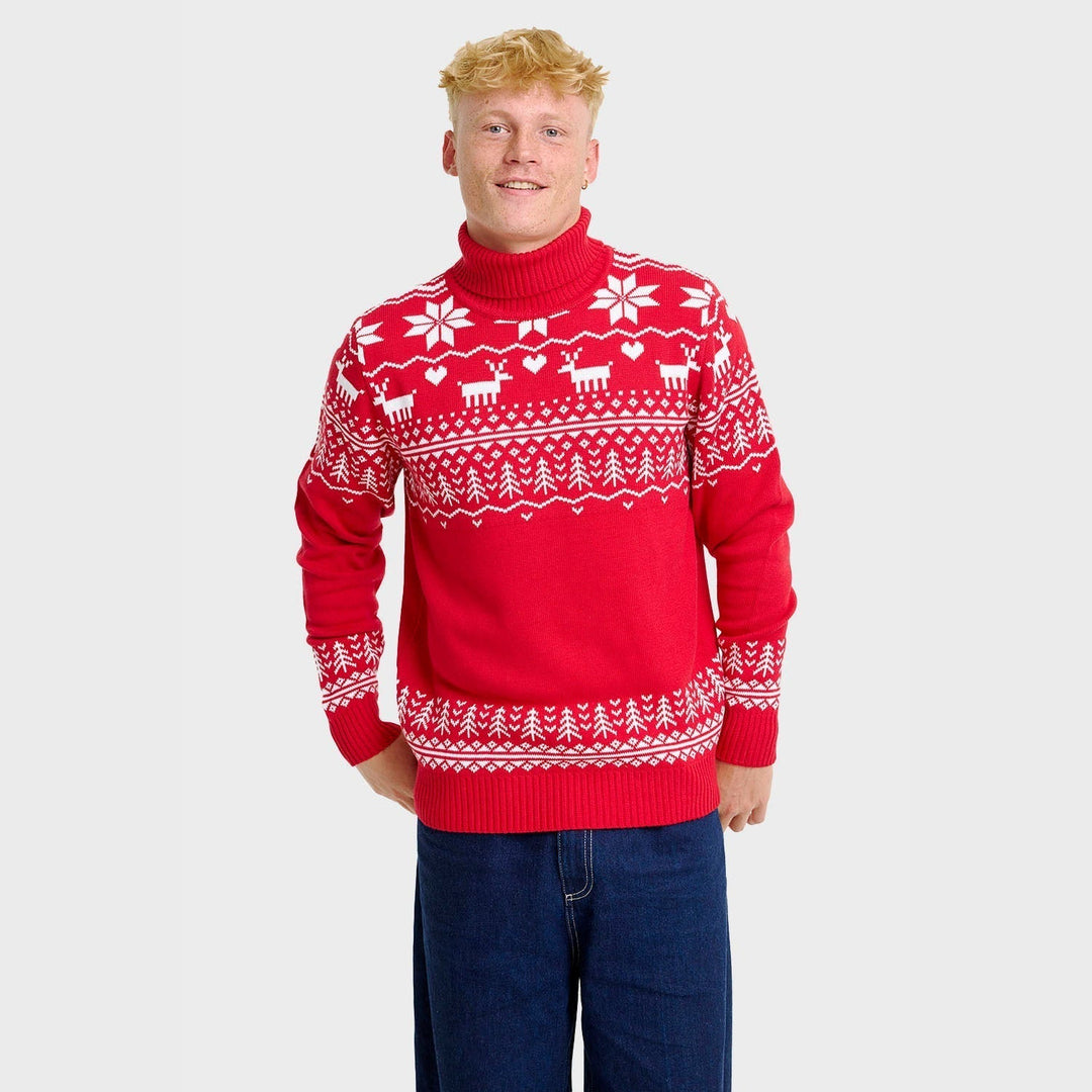 Greenland Christmas turtleneck sweter Męska