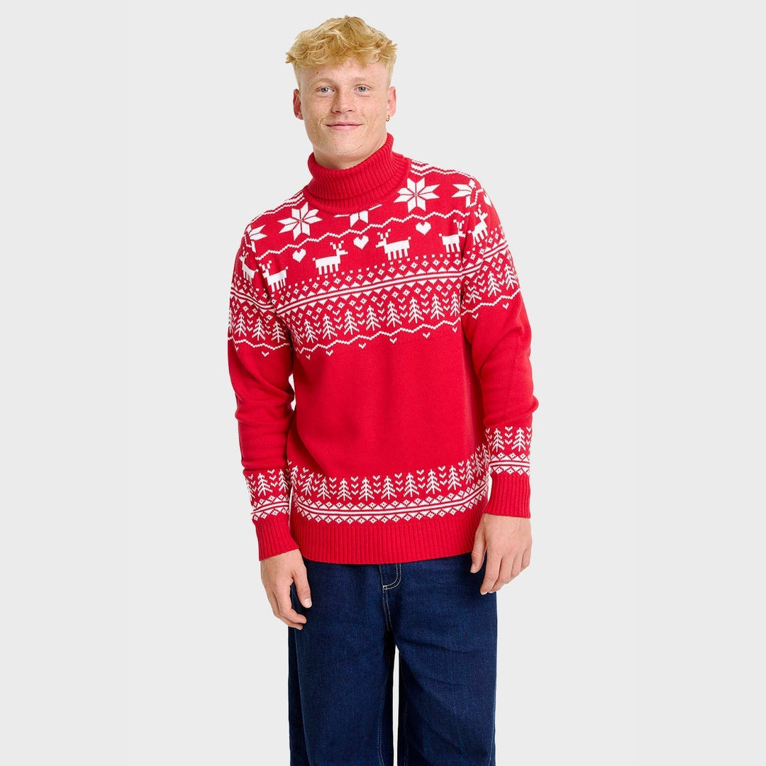 Greenland Christmas turtleneck sweter Męska